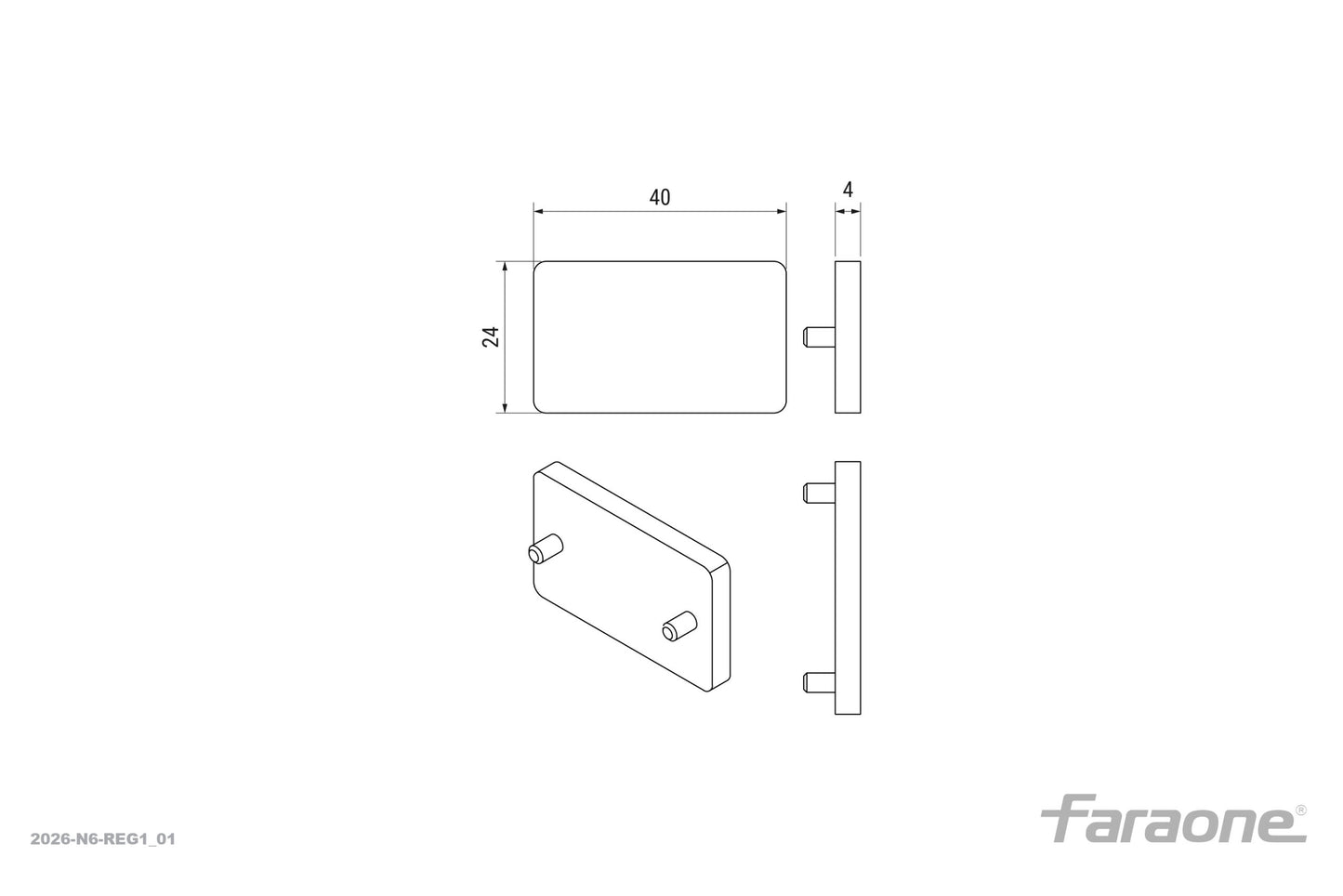 Accessoire de fixation Ninfa — BASEAD882