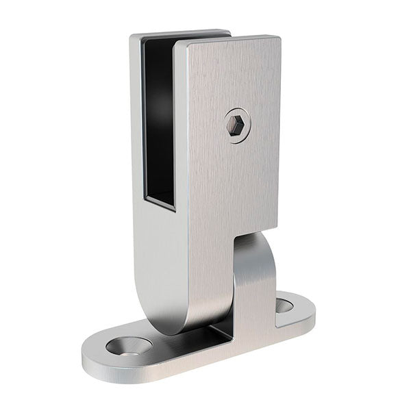 Pince ajustable verticale (mur à verre)