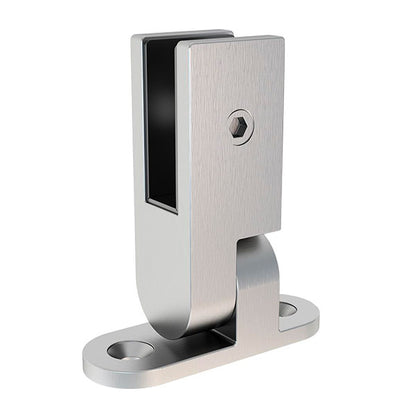 Pince ajustable verticale (mur à verre)